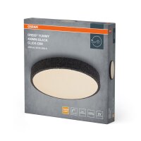 LED Deckenlampe Click-DIM Schwarz 3000 K Ø49cm OSRAM