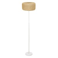 Stehlampe Weiß Papier Beige E27 H:164 cm blendarm...