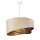 Hängeleuchte Beige Gold Braun Esstisch Lampe