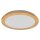 LED Deckenlampe Click-CCT Holz IP44 rund Ø30cm OSRAM