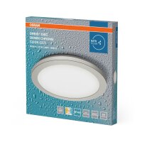 LED Deckenleuchte CCT Metall 3000-4000K IP44 OSRAM