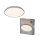 LED Deckenleuchte Silber Metall 3000K Ø39cm rund OSRAM