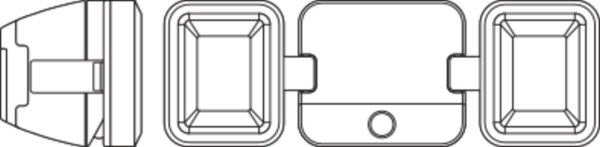 LED Wandleuchte Sensor Batterie 4000 K IP54 OSRAM