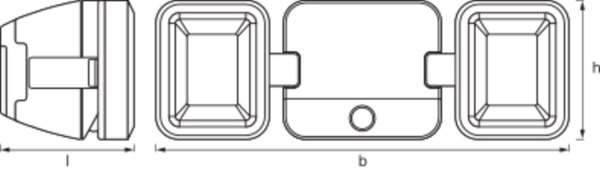 LED Wandleuchte Sensor Batterie 4000 K IP54 OSRAM