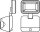 LED Wandleuchte Sensor 4000 K H:21,5 cm IP54 OSRAM