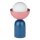 Tischlampe Glas Metall H:36,5 cm E14 Blau Rosa OSRAM
