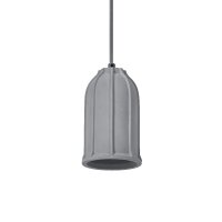 Runde Hängelampe Beton Grau E27 L:11,5 cm Modern OSRAM