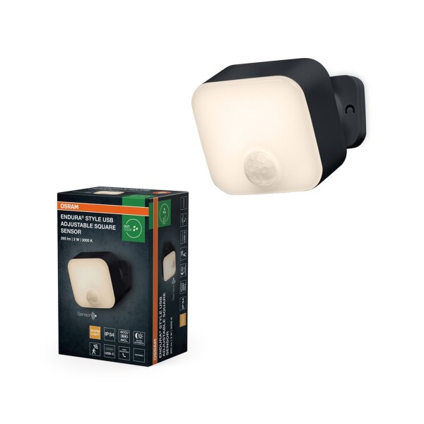 LED Akku Wandspot dimmbar flexibel 3000 K IP54 OSRAM