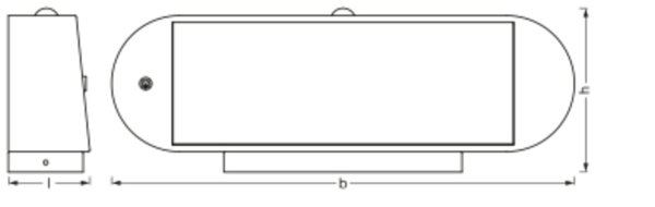 LED Solar Wandleuchte Sensor Alu 3000K IP44 OSRAM