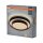 LED Deckenleuchte Schwarz Metall 3000 K Ø38,5cm OSRAM