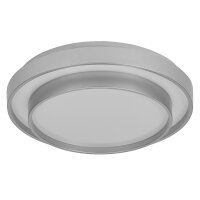 LED Deckenleuchte Silber Metall 3000K Ø38,5cm OSRAM