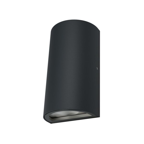 LED Wandlampe Dunkelgrau Alu 3000 K IP44 H:16 cm OSRAM