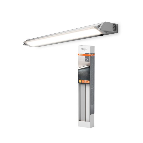 LED Wandlampe Silber Alu Metall 3000K L:35,7cm OSRAM