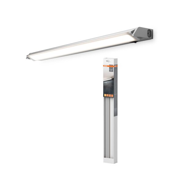 LED Unterbauleuchte Silber Alu 3000K L:55cm OSRAM
