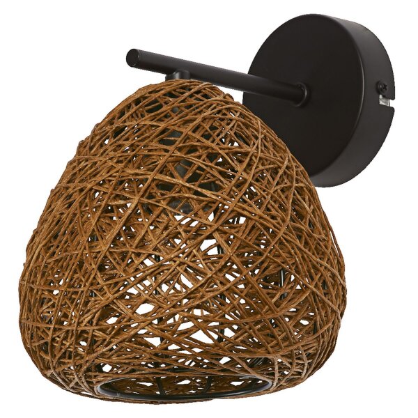 Wandlampe Papier E27 B:16 cm modern Design OSRAM