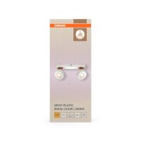 LED Deckenstrahler verstellbar Holz Weiß 3000 K OSRAM