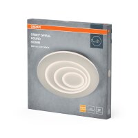 LED Deckenleuchte Wei&szlig; Metall 3000 K &Oslash;68,5cm OSRAM