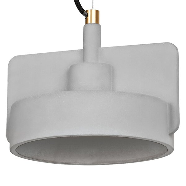 Wandleuchte Dunkelgrau Beton E27 L:22,5 cm OSRAM