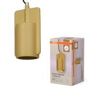 Wandlampe Gold Beton E27 L:15,5 cm modern OSRAM