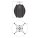 Deckenleuchte Gold Schwarz Stahl E27 38 cm Modern OSRAM