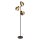 Stehlampe Gold Schwarz Stahl E27 H:180 cm modern OSRAM