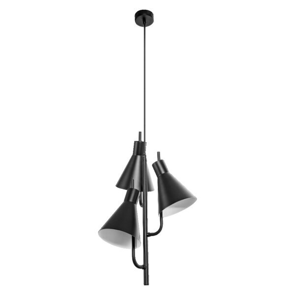 LED Pendelleuchte Schwarz Metall 3000 K Ø31,5 cm OSRAM