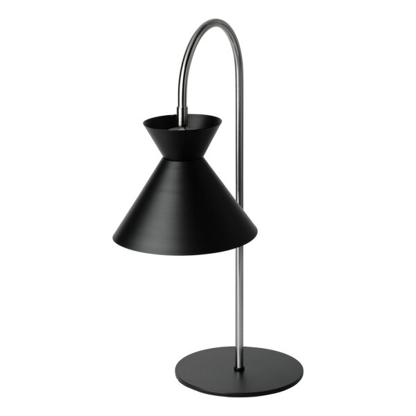 Tischleuchte verstellbar Schwarz Metall E27 OSRAM