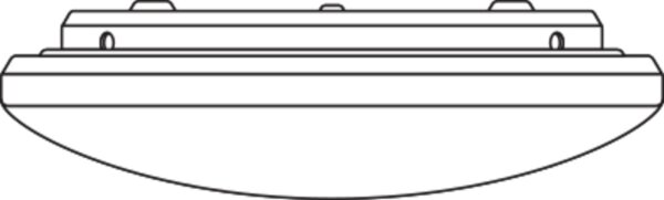 LED Deckenleuchte CCT Weiß Alu 2700-6500K Ø40cm OSRAM
