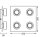 LED Deckenlampe CCT Weiß Metall Glas IP44 L:35cm OSRAM
