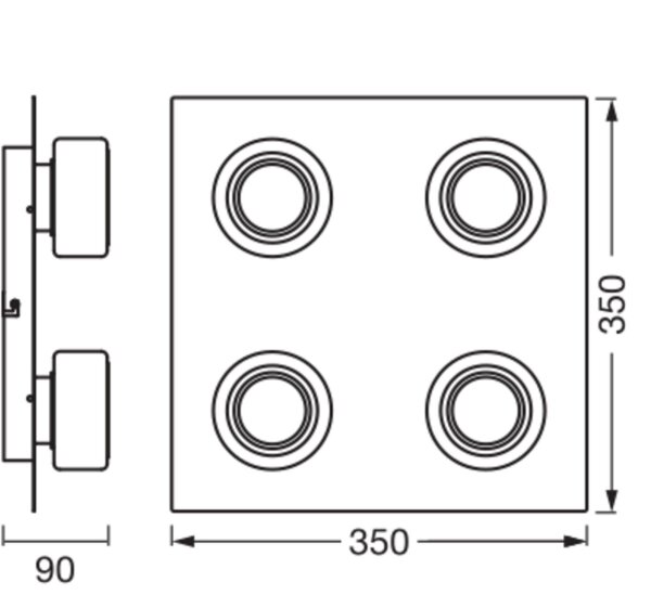LED Lampe Click-CCT CCT Glas 3000-4000K IP44 OSRAM