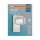 LED Wandleuchte Click-CCT Metall Weiß Glas IP44 OSRAM