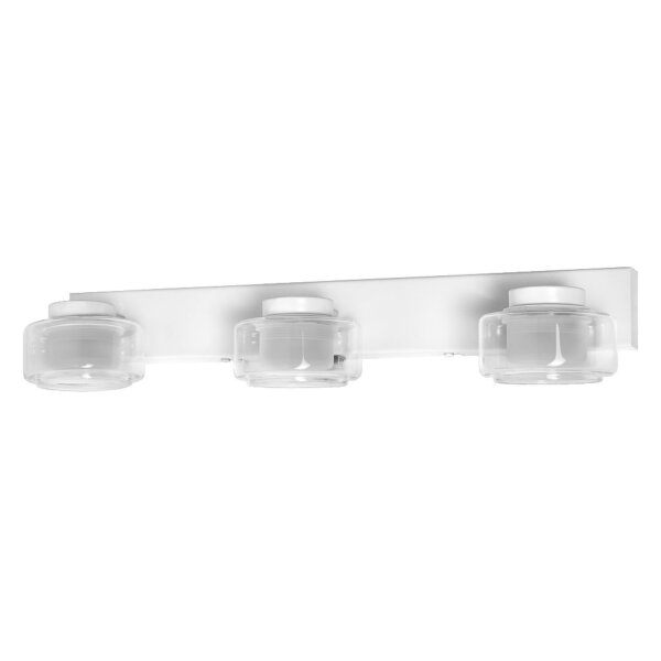 LED Wandlampe Click-CCT Weiß Glas IP44 B:50cm OSRAM