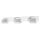 LED Wandlampe Click-CCT Weiß Glas IP44 B:50cm OSRAM