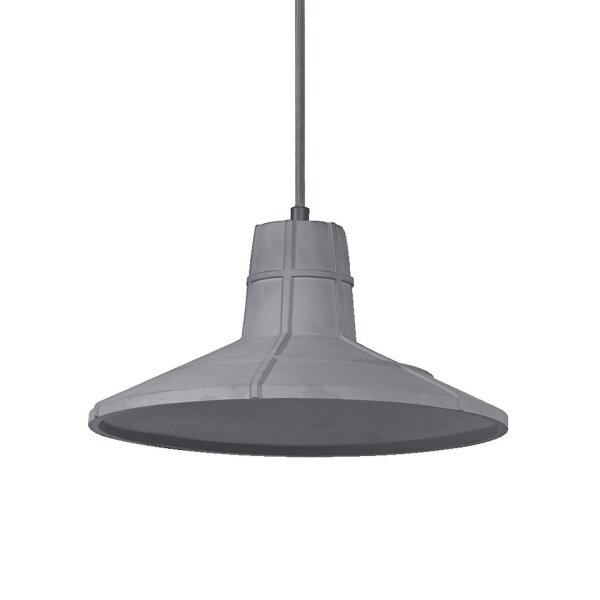 Pendelleuchte Beton Grau Modern E27 L:32,5 cm OSRAM