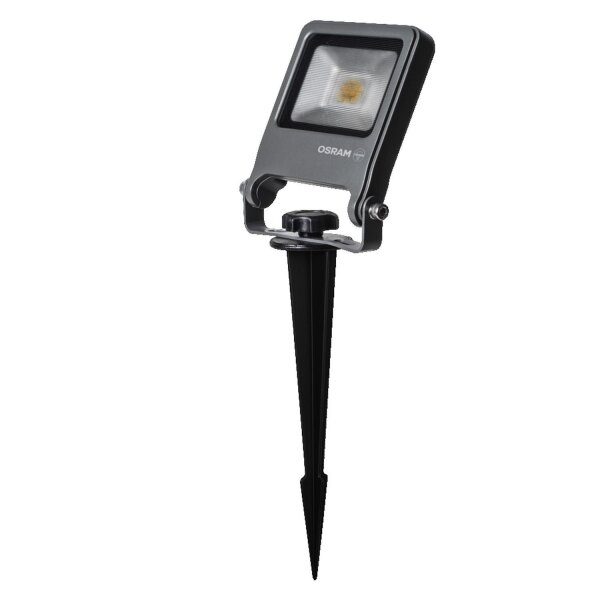 LED Außenstrahler flexibel Glas 3000K IP65 29cm Spieß