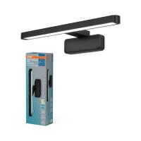 LED Spiegelleuchte Schwarz Alu 3000-4000K IP44 OSRAM