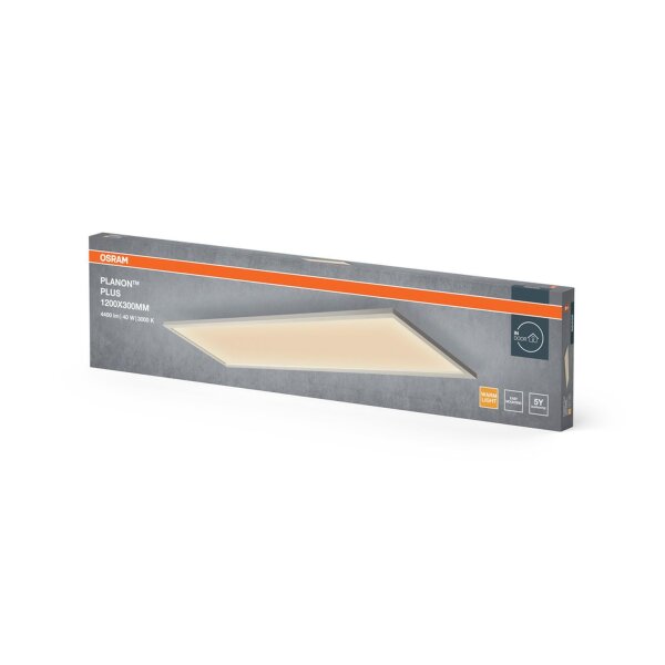 LED Deckenlampe Weiß Alu Metall 3000K L:119,5cm OSRAM
