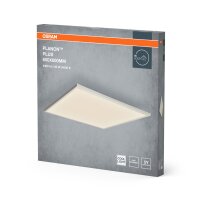 LED Deckenleuchte Weiß Alu 4000 K L:59,5cm eckig OSRAM