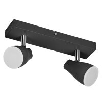 LED Deckenspot Metall Schwarz schwenkbar GU10 OSRAM