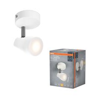 LED Deckenspot schwenkbar Weiß Metall GU10 OSRAM