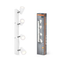 LED Deckenspot schwenkbar Metall Weiß GU10 OSRAM