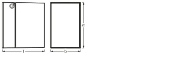 Wandstrahler schwenkbar Silber Alu IP44 GU10 OSRAM