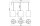 Pendelleuchte Karton Braun 3-flammig E27 L:83 cm OSRAM