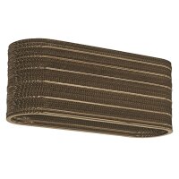 Wandleuchte Karton E27 Braun Stahl L:60 cm OSRAM