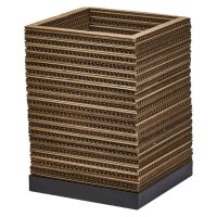 Tischleuchte Karton E27 Schwarz Stahl H:27 cm OSRAM