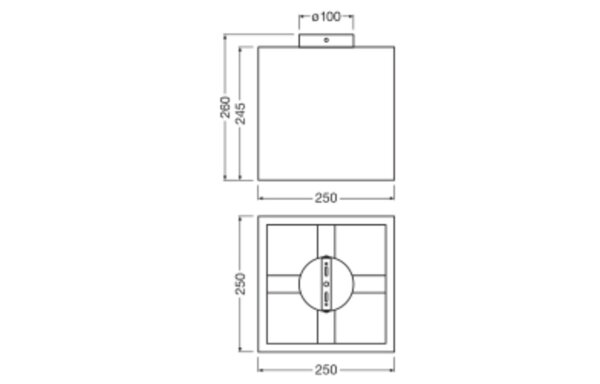 Wandlampe Karton E27 Braun L:26 cm blendarm OSRAM