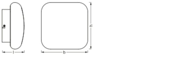 LED Deckenlampe dimmbar Smart+ TW Weiß IP44 OSRAM