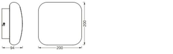 LED Deckenlampe dimmbar Smart+ TW Weiß IP44 OSRAM