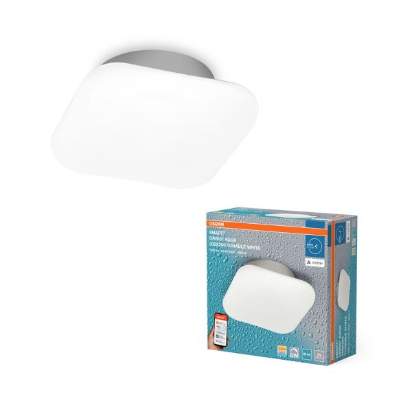 LED Deckenlampe dimmbar Smart+ TW Weiß IP44 OSRAM