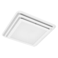 LED Deckenlampe Wei&szlig; Metall 3000K B:45cm blendarm OSRAM